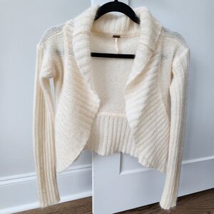 Free People Cream Sweater